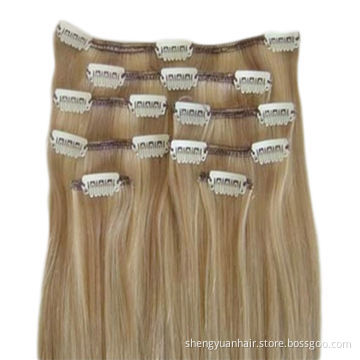 Big Sale Fashion 7pcs/Set Straight Clip-in Hair Extensions